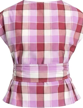 Blusa con lazada y fajín de mujer - The-Are - FashionsVida