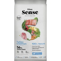 Pienso para perros cachorros salmón y pavo
