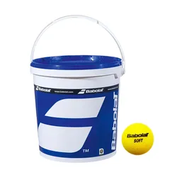 Soft Foam Tennis Balls Bucket Yellow 36 Balls