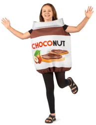 Choconut Kinderkostüm weiß-braun