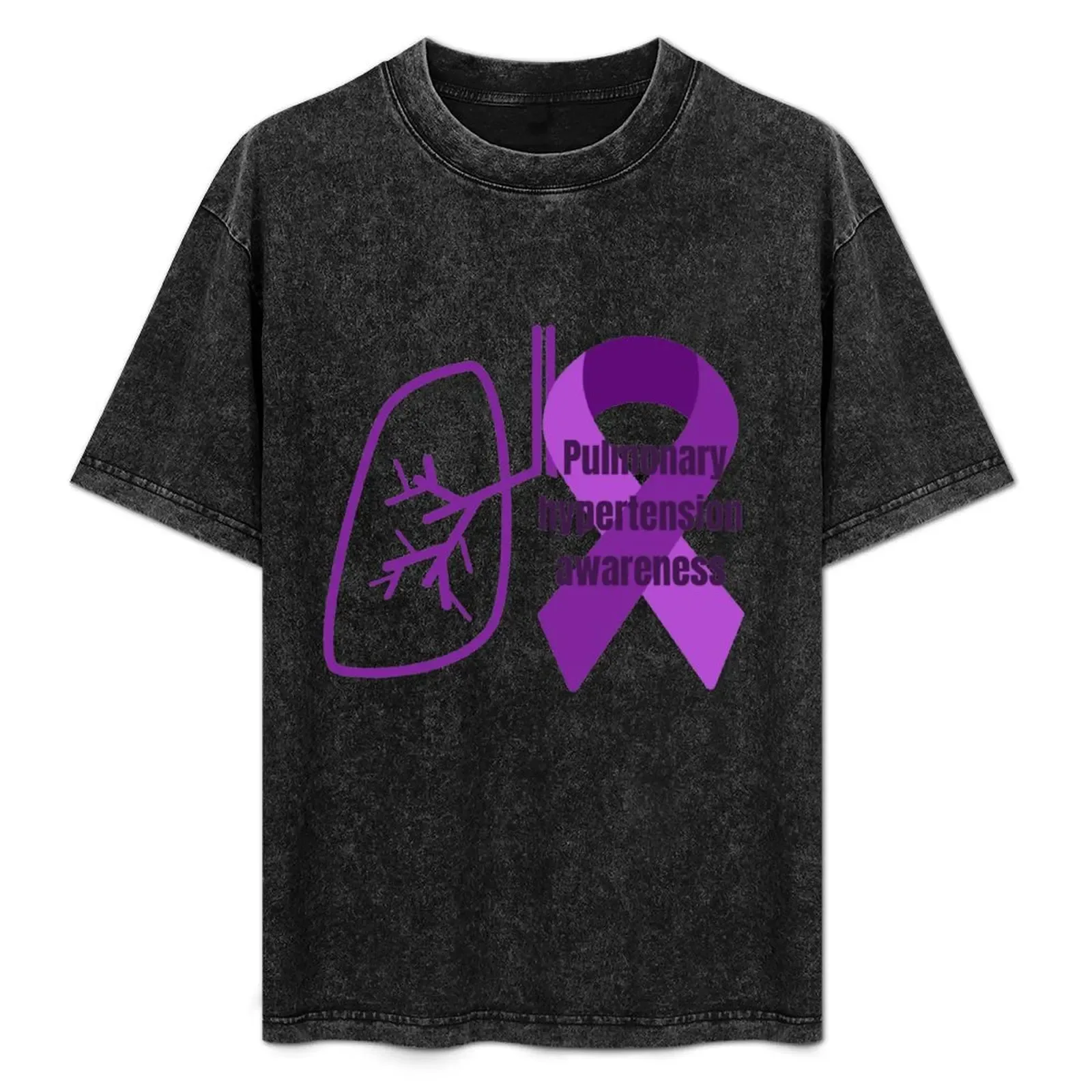 Pulmonary hypertension awareness T-Shirt Basic Plain Short Sleeve Crew Neck Tee - Aliexpress - FashionsVida