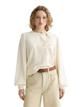 Blusa A Maniche Lunghe U9e01115t Eggnog S