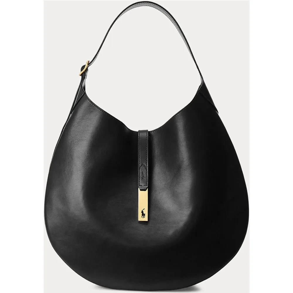 Bolso de hombro de piel de la colección Polo ID - Polo Ralph Lauren - FashionsVida