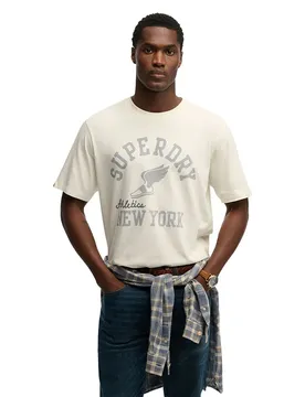 T-shirt à Manches Courtes Athletic Essential Desert Bone Off White S