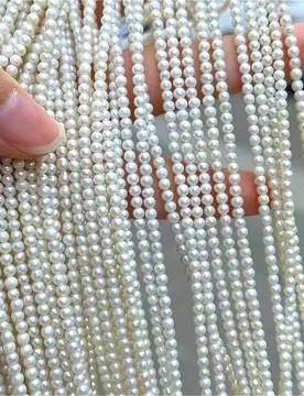 A 3mm Clean Pretty Natural Freshwater Small Round White Pearl Bead Women Gift Jewelry Make DIY Necklace Bracelet Accessories - Aliexpress - FashionsVida