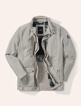 Expeditionsjacke, normale Größen#untersetzte Größen, Farbe Beige, 62, wiegt nur 600 Gramm pflegeleicht Herren - Walbusch - FashionsVida