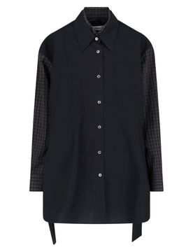 Liquid Poplin Button-Up Shirt