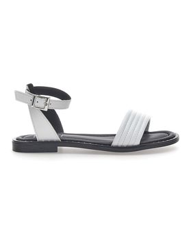 Sandali Flat 43877 Bianchi 38