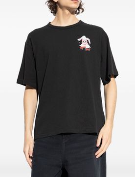 Kenzo t-shirt coniglio uomo nero