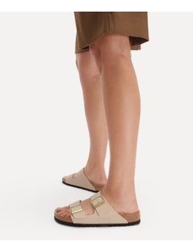 Para mujer. 1031438 Sandalias Arizona Birko-Flor (Ajuste Estrecho) (39), Beige, Plano, Ninguno, Casual