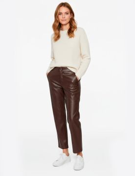 Para mujer. 252TP2091 Pantalón Fashion (42), Casual, Sintético