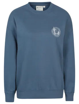 Womens London Graphic Sweatshirt - Navy - Navy - Size: 16 - Mountain Warehouse - FashionsVida