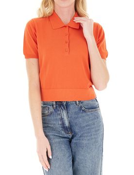 Polo in maglia ARANCIONE 0