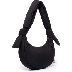Bolso mini acolchado con cremallera de mujer