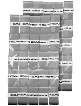 Prime Tour Clear Polybag Tennis Overgrip 50 Units Grey One Size - Head Racket - FashionsVida