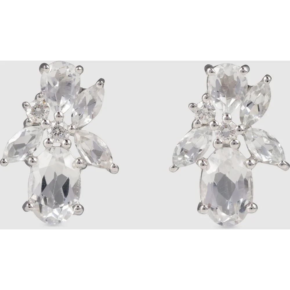 Pendientes My Weddng de oro con diamantes y topacio - El Corte Inglés - FashionsVida