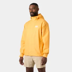 Men's Seven J Outdoor Rain Jacket Orange M - Orange Sorbet - Male