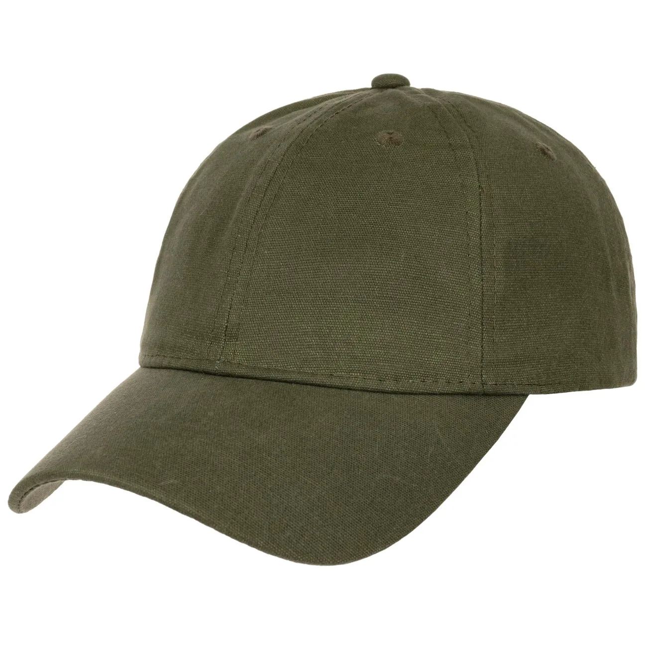 Waxed Cotton Cap by - olive - Female - Size: One Size - Lipodo - FashionsVida