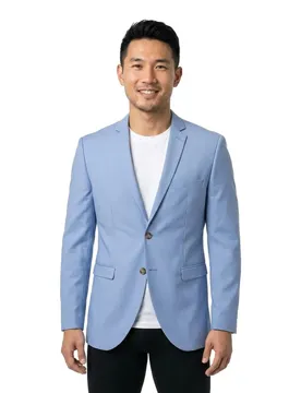 Blazer Solaris Chambray Blue / Super Slim Fit 56