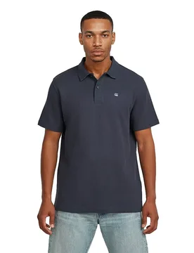Polo A Maniche Corte Stuctured India Ink S - G-Star - FashionsVida