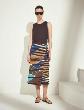 Falda pareo estampada - Woman El Corte Inglés - FashionsVida