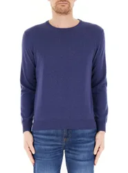 Maglione lana cashmere BLU L