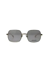 Women's Preloved BB0090O 003 Square Sunglasses in Gold Metal - Gold - Size: One Size