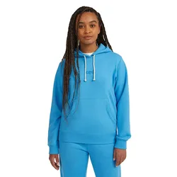 Felpa Con Cappuccio Essentials Script Blue Poppy L