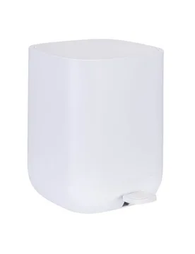 Treteimer „Davos“, 6,5 L, weiß, Easy-Close - WENKO - FashionsVida