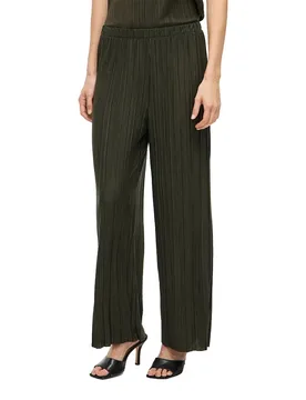 Pantalon Taille Haute Plisa Loose Fit Deep Depths S - Vila - FashionsVida