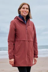 Hilltop II Womens Waterproof Jacket - Orange - Orange - Size: 10