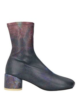 Botines de caña alta Mujer Azul noche 37 Mujer