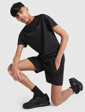Completo Maglia/Pantaloncino Mellizo Junior - Nero, nero nero Bambino taglia 12-13Y - Technicals - FashionsVida