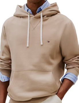 Felpa taupe con cappuccio MW0MW39997AFE