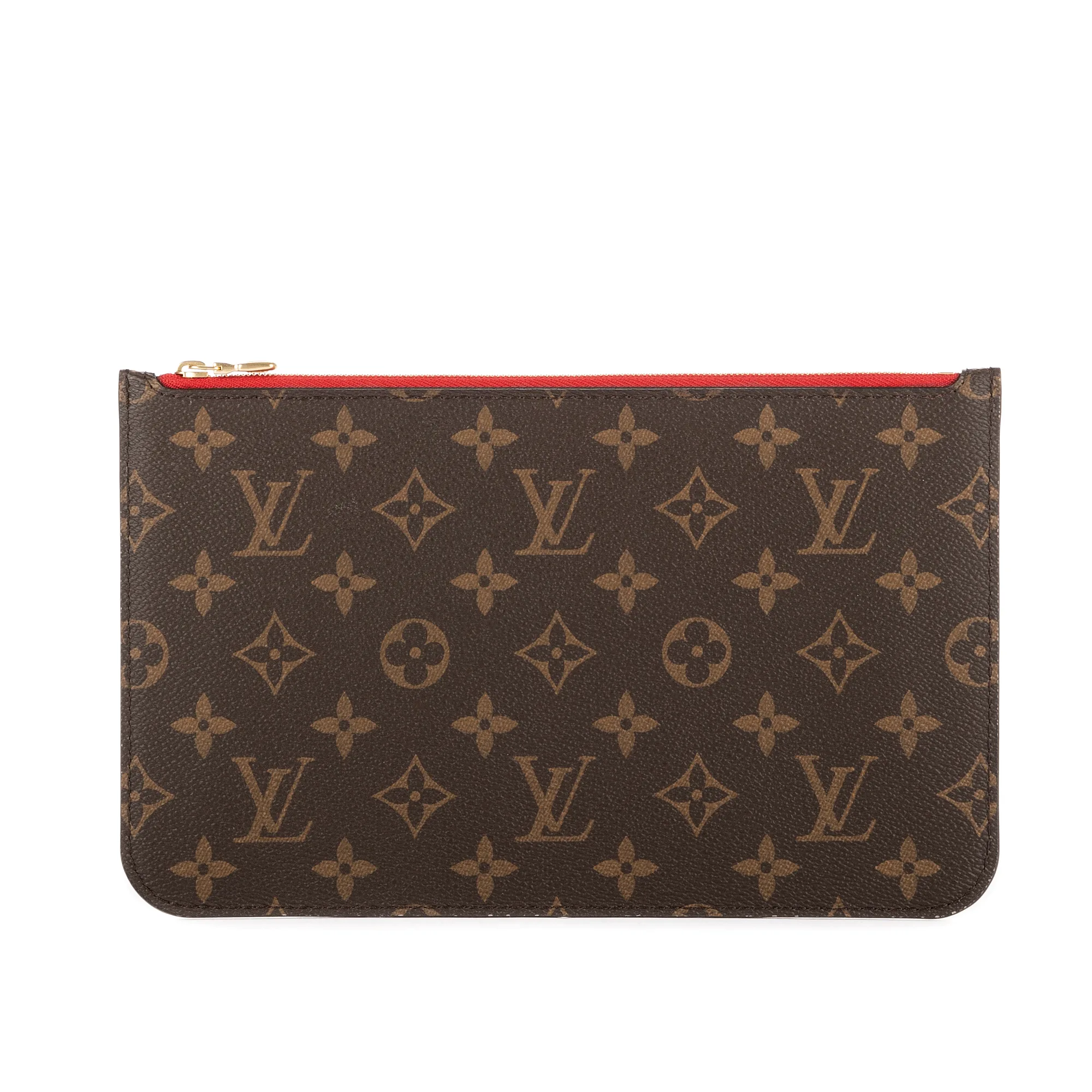 Pre-Owned Womens Neverfull Pochette Accessories - Brown - One Size - Louis Vuitton - FashionsVida