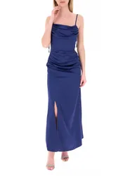 Abito con spalline BLU AVIO XL