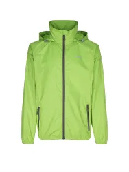 Giacca antipioggia da uomo impacchettabile verde XL