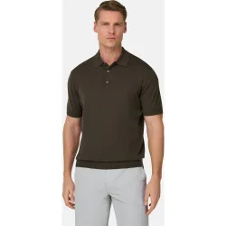 Polo de punto de lana superfina