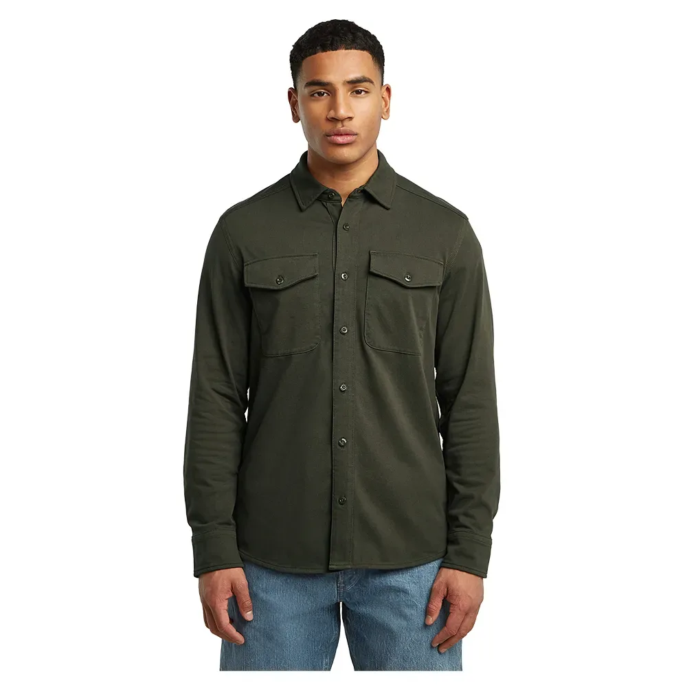 Camicia A Maniche Lunghe Marine Pockets AsfaLight XS - G-Star - FashionsVida