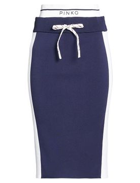 Midi-Rock Damen Marineblau XS Damen