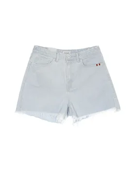 Jeans Corto Donna Short Ivy Denim Hyper Bleach - Amish - FashionsVida