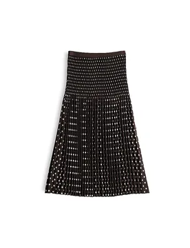 Jupe mi-longue RIBANE DOTY marron 42 - Opus - FashionsVida