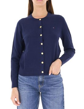 Cardigan girocollo BLU NAVY L
