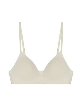 Sujetador sin aros WIRELESS PLUNGE BRA soft vanilla crema 36C