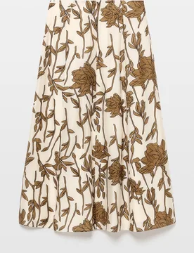 Falda larga quillas - Woman El Corte Inglés - FashionsVida