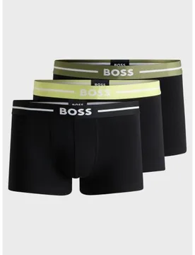 Mens Assorted 3-Pack Bold Trunk - Male - Multi - Small - BOSS - FashionsVida