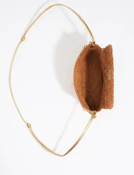 Bandolera de mujer mini piel trenzada - Bimba y Lola - FashionsVida