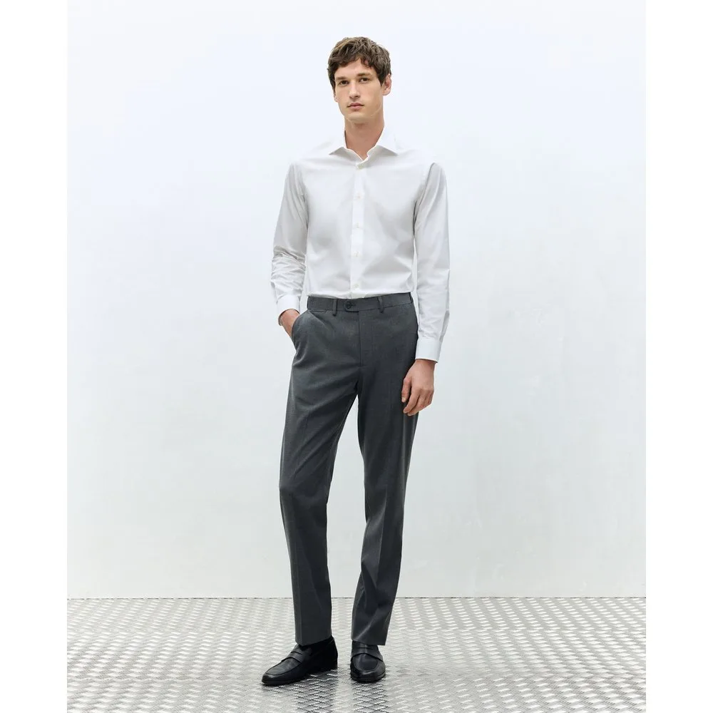 Pantalón de vestir regular con cintura extensible de hombre - Dustin - FashionsVida