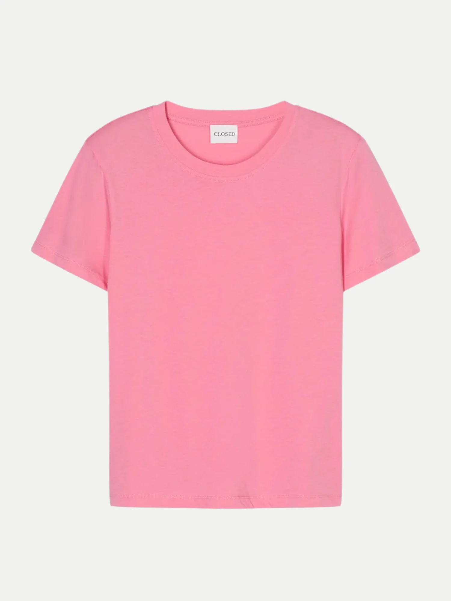 Closed Basic T-Shirt Rosa L - Closed - FashionsVida