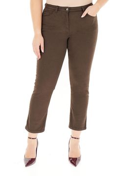 Pantalone cropped MARRONE 25